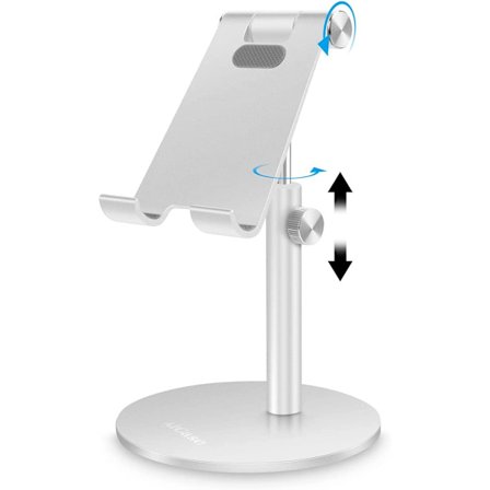 Universell justerbar surfplatta/telefonhållare i aluminium, iPad 2018 Pro