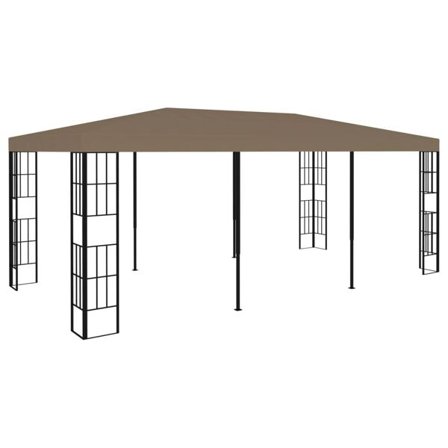 vidaXL Paviljong 6x3 m taupe