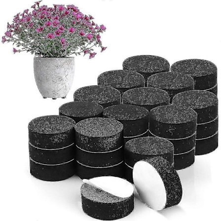 60 stk Potteføtter Naturlige Blomsterpotteføtter Hagepotteføtter Utendørs Usynlige Plantepotteforhøyere Pad