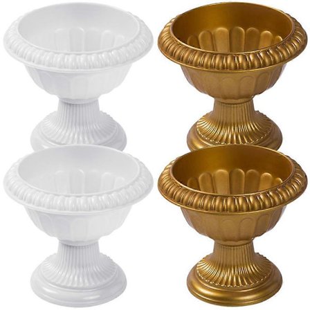 4 stk. Dekorative Europeiske Romerske Blomsterpotter Plast Veranda Blomsterpotte Husholdningsblomsterpotte