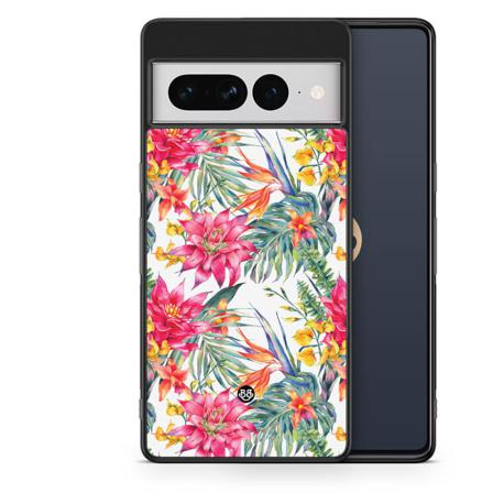 Bjornberry Skal Google Pixel 7 Pro - Exotiska Blommor
