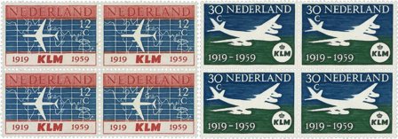 Holland 1959 - NVPH 729-730 - 4-blokke - Postfrisk