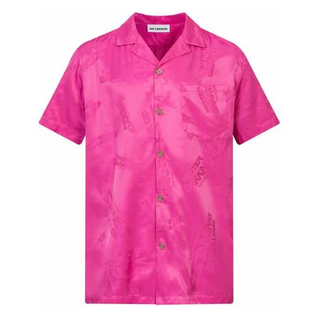 Han Kjøbenhavn Summer Short Sleeve Shirt rosa, Herr, Herr, Storlek: L