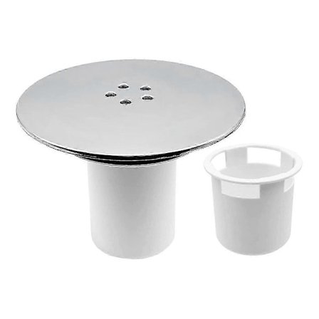 Passer for dusjslukdeksel, dusjpluggdeksel 90 mm/115 mm pluggavløpserstatningshull krombelagt Fini-FO SHAN RAN WANG