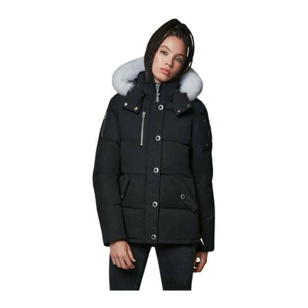 Moose Knuckles Original 3Q Fur Jacket , Zwart , Dames , Maat: S