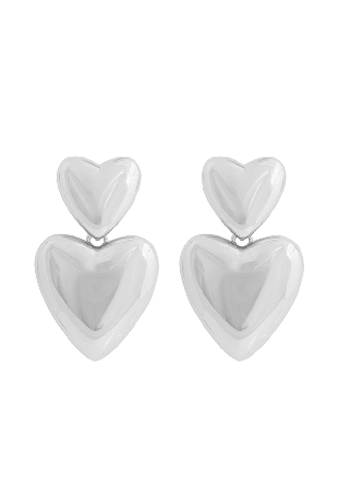 SNÖ of Sweden Cute Big Ear Örhängen Dam Silver ONESIZE