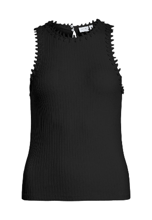 Vila Topp Blusar Dam Svart XS