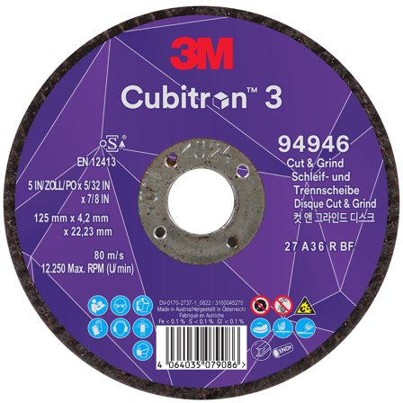 3M Cubitron 3 Hiomalaikka 22,23 mm x 125 mm, Koneiden tarvikkeet & käyttöosat