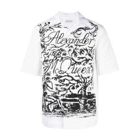 Alexander McQueen Shirt Hvid, Herre Skjorter