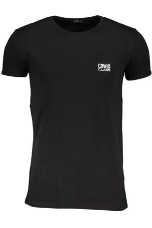 Cavalli Class T-shirt Maniche Corte Uomo Nero