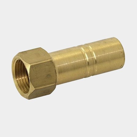 Adapter Whale Stem Adaptor, brass, Whale Quick Connect 15 mm (WS15) (male) to 3/8" G (BSP) (female), brass-coloured, 1 piece