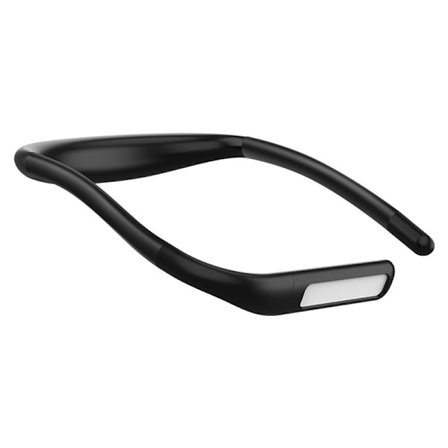 (Svart) Boklampe for lesing i sengen om natten, bærbar camping- og reiselampe, nakkelys for bibelen