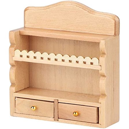 Dockhusvägg Hylla 1:12 Skala Dockhus Mini Väggmonterad Hylla Leksaksmodell Baby Leksaker Dockhus Dekoration Miniatyr Förvaringshylla Figur Dekoration