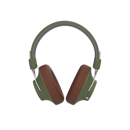 Kreafunk - aBEAT Over-Ear True Trådløs Stereo Høretelefoner- Bluetooth 5.0, Active Noise Cancelling - Støv & Vandafvisende Urban Green