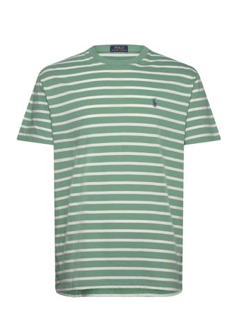 Classic Fit Striped Jersey T-Shirt Tops T-Kortærmet Skjorte Green Polo Ralph Lauren