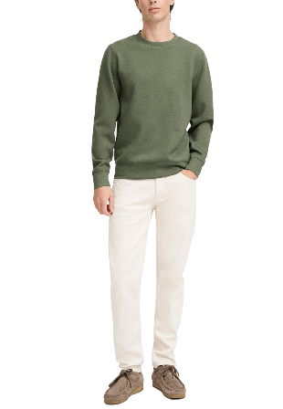 Casual Friday Cfsebastian 0096 Crew Neck Swe Sweatshirt Tröjor Herr Grön M