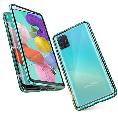 Samsung Galaxy A71 - Effektfullt Magnetiskt Skal Grön