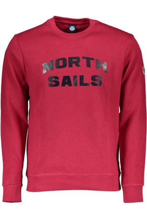 North Sails Felpa Senza Zip Uomo Rosso