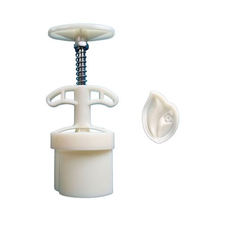 Månkaksformset med pilbladsform 30g Midhöstfestival DIY Handtryck Fondant Månkaka Form Dekorationsverktyg