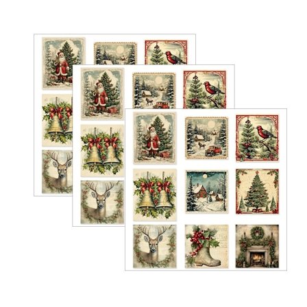 Vinflaska klistermärken Nyårsfest Inredning God Jul Etiketter