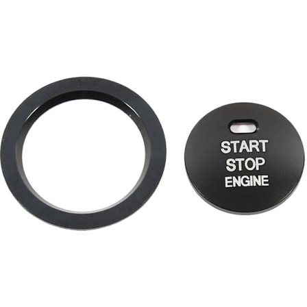 Auton käynnistyspainikkeen suojus Stop-näppäimen virtalukon tarra Cannon Ute 2021 2022 Musta