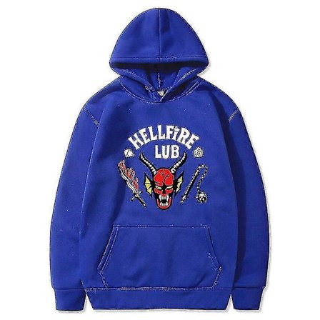 Stranger Things anime zip-up hoodie långärmad avslappnad oversized sweatshirt