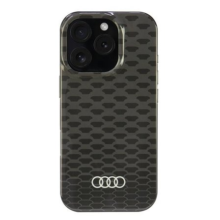 Audi Mobilskal till iPhone 16 Pro MagSafe IML Stitching - Svart