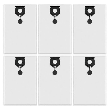 6 st dammfilterpåsar 2.889-154.0 NT30/1, ersättningsdel damm B för dammsugare