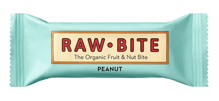 Rawbite Frugt- og nøddebar Glutenfri Ø Peanut 50 g, Helse & Madvarer, Snacks, Barer