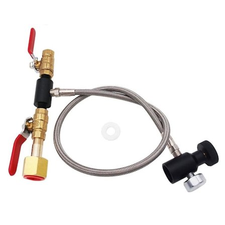 W21.8 CO2 Genopfyldningsadapter Opladningsadapter til Fyldning af Sodavandsdåser (61 cm, med