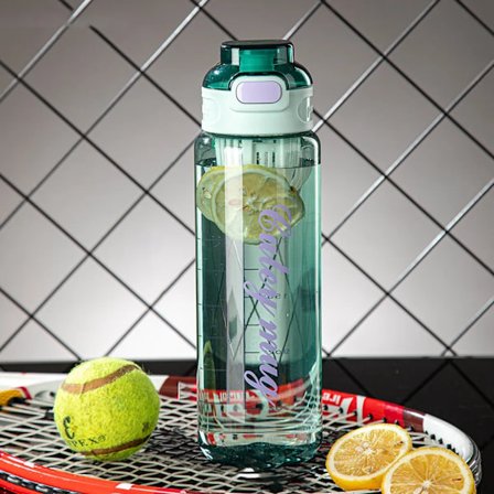 1000ml dricksflaska sportflaska vattenflaska drickflaska drickflaska med filter, grön