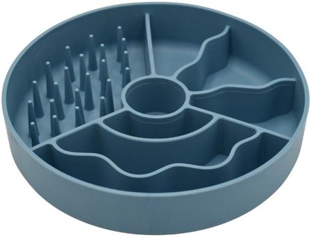 Fiboo Slow wl Slowfeeder-skål 19 cm Mörkblå