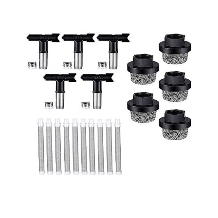 20 kpl Ilmattoman maaliruisku koneen osia sisältää 3/4 tuuman varaosa imusiivilän ilmattomaan ruiskuun [DB]