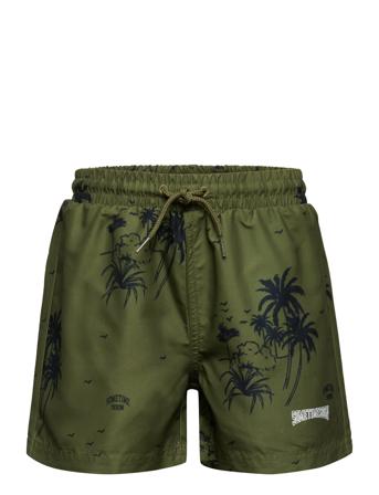 Stswave Swimshorts Badeshorts Grønn Sometime Soon*Betinget Tilbud