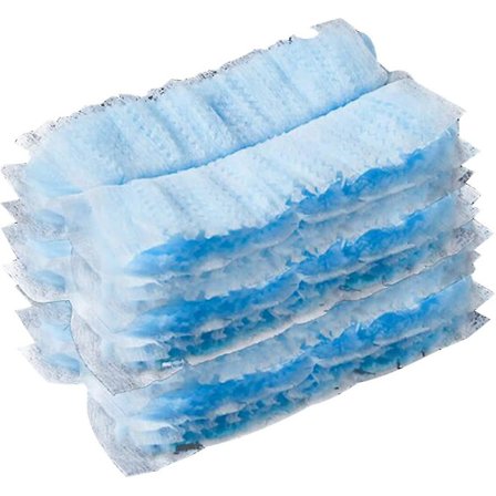 Fluffy Duster Refills, Flash Dust Magnet Refill, Dispos Duster Heads, Hand Duster Refills Kit med hängkrok(Ersättningshuvud 5st)