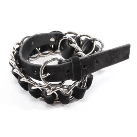 Miu Miu Pre-owned Pre-owned Läder skrp svart, Dam Vintage Accessoarer, Dam, Storlek: ONE SIZE
