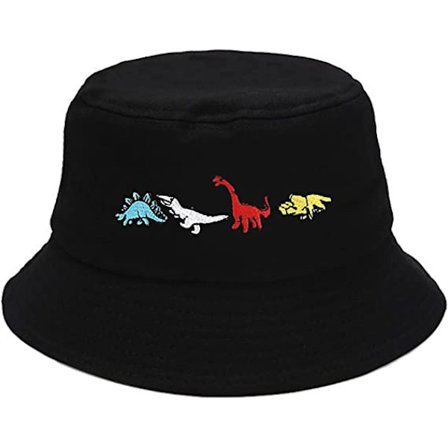 Fashion Broderad Hink Hat Fiskare Hat Män Kvinnor,Dinos