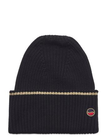 Shanelle Beanie Accessories Headwear Beanies Svart BUSNEL*Betinget Tilbud