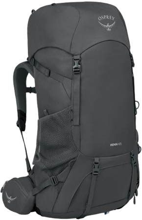 Osprey Renn 65 naisten rinkka, Dark Charcoal/Gray Wolf