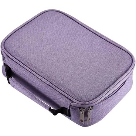 72 rum Multifunktionelt penalhus med stor kapacitet penalhus omslag farvet penholder organizer skoletaske lilla