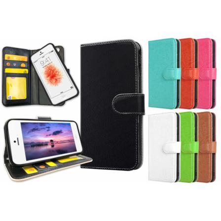 Iphone 5/5s/se - Mobilfodral / Mobilskal Med Magnet Vit