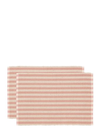 Södahl Dækkeserviet 33X48 2-Pk Statement Stripe Rose - Pink - 33X48CM x 48