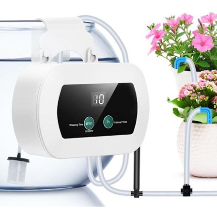 Automaattinen kasvien kastelujärjestelmä tippakastelujärjestelmä sisäpuutarhan kastelusarja huonekasvien kastelusarja 10 metrin letkulla ja 10 