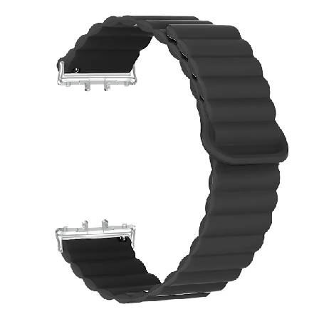 Magnetisk silikonögla för Samsung Galaxy Fit 3 klockarmband, justerbart armband för Samsung Fit 3 armband Correa-tillbehör