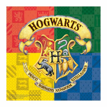 Pappersservett Harry Potter Hogwarts 33x33cm 20-pack