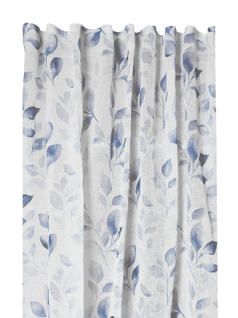 Svanefors Silje Gardin 2p Gardiner Blå 140x250 cm