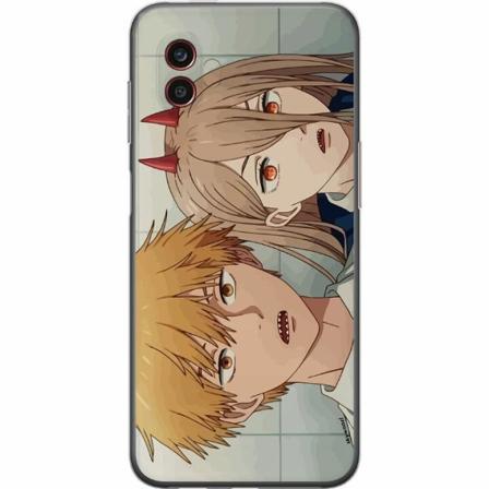 Samsung Galaxy Xcover6 Pro Genomskinligt Skal Chainsaw Man