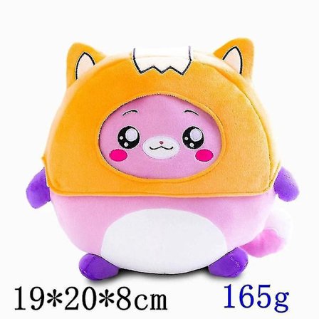 Lankybox Glow In The Dark Plysch Foxy Boxy Ghosty Lanky Box Avtagbar Mjukleksak Barngåva vände docka Flicka Sängkudde 20cm7