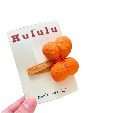 Rosett Hårklämmor Hårspännen ORANGE