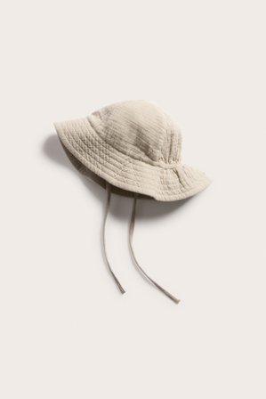 Kappahl | Solhatt med knytband Beige 40/42 | Beige